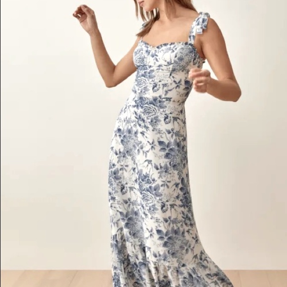 Reformation Nikita Dress in Pompadour Size 4